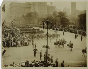 106th Infantry Farewell parade 1917