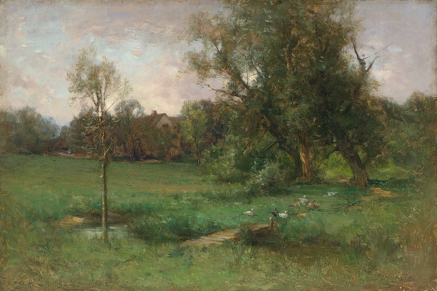 George Henry Smillie's Bronxville, 1912, oil on canvas