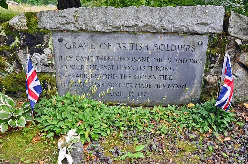grave of British soldiers